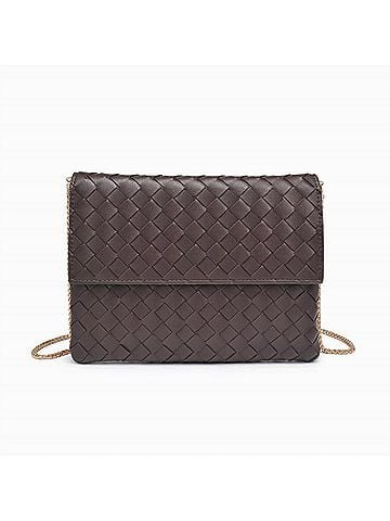 Urban Expressions Women's Woven Clutch Crossbody Bag (view 1)