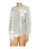 LoveShackFancy Print Gray Kloss Pullover Sweater Size S - photo 4