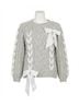LoveShackFancy Print Gray Kloss Pullover Sweater Size M - photo 1