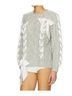 LoveShackFancy Print Gray Kloss Pullover Sweater Size M - photo 4