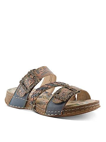 Spring Step Women's Astra Leather Slides (view 1)