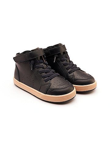 Old Soles Boys Skill Leather High Top Sneaker (view 2)