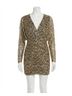 Ramy Brook Print Gold Opal Mini Dress Size 4 - photo 1