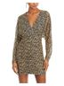 Ramy Brook Print Gold Opal Mini Dress Size 4 - photo 3