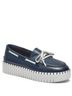 Silent D Blue Women's Boat Leather Shoe Size EU 40 - photo 1