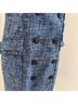 J. McLaughlin 100% Polyester 97% Polyester 3% Spandex Blue Cocktail Dress Size 4 - photo 4