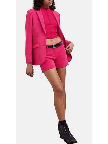 The Kooples Crpe Suit Shorts in Pink (view 2)