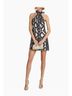 Ramy Brook Graphic Blue Sam Mini Dress Size 6 - photo 2