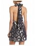 Ramy Brook Graphic Blue Sam Mini Dress Size 6 - photo 3