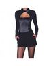 fleur du mal Black Tuxedo Short Size 8 - photo 2