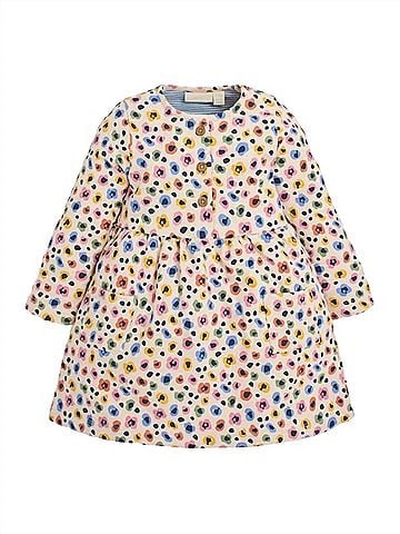 JoJo Maman Bebe Girl's Long Sleeve Sweat Dress (view 1)
