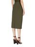 maxmara Green Canvas Skirt Size 8 - photo 4