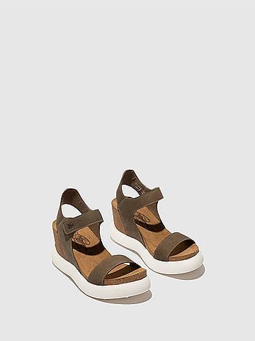 FLY London Women's Wedge Sandal (view 2)