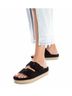 XTI Black Women's Flat Sandals Size 5 1/2 - photo 5