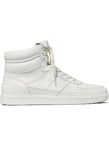 Tory Burch Women's Clover Court High Purity Bianco High Top Sneakers (view 1)