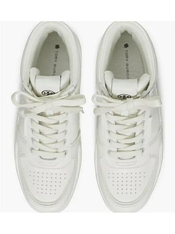 Tory Burch Women's Clover Court High Purity Bianco High Top Sneakers (view 2)