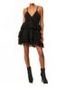 LoveShackFancy Solid Black Jude Mini Dress Size 6 - photo 2