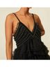 LoveShackFancy Solid Black Jude Mini Dress Size 6 - photo 4