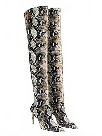 Stuart Weitzman Women's Ultrastuart 100 Roccia Stretch Boots (view 2)