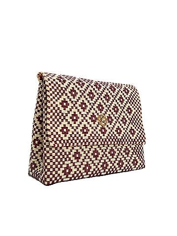 Lolas Collection Women's Handmade Aztec Long Metal Chain Strap Crossbody Bag (view 2)