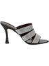STAUD Silver Rhinestone Heels Size 7 - photo 1