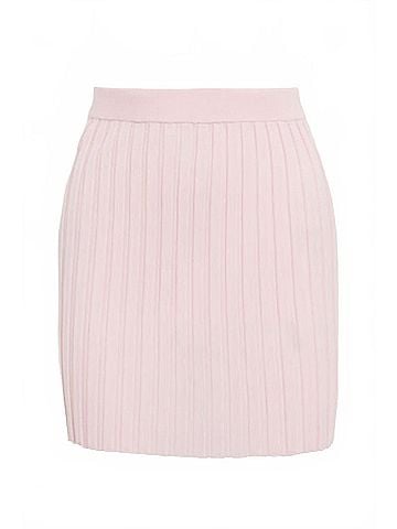 Helmut Lang Ribbed Wood Mini Skirt (view 1)