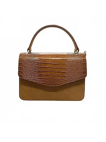 Berge Exotic Flap Leather Bag (view 1)