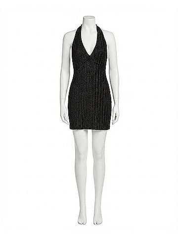 Ramy Brook Metallic Halter Mini Dress (view 1)