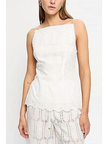 Kivari Jordan Top in White (view 2)