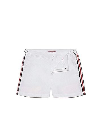 Orlebar Brown Boy's Beachwear Russell Tape Stripe Shorts (view 1)