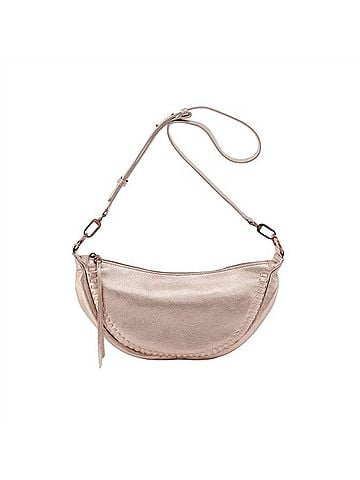Hobo The Original Knox Sling Bag in Pink Gold Metallic (view 1)
