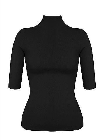 Le Superbe Beatnick Staple Knit Top in Black (view 1)