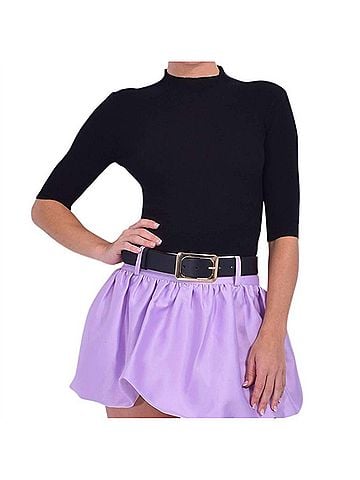 Le Superbe Beatnick Staple Knit Top in Black (view 2)