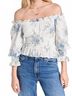 LoveShackFancy Floral White Fifi Top Size XS - photo 2