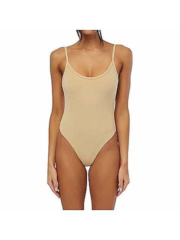 WeWoreWhat Scoop Cami Stripe One Piece (view 2)