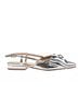 Chinese Laundry Silver Women's Slingback Pointed Toe Flats Size 7 - photo 1