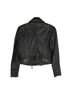 Mauritius 100% Lambskin 100% Cotton 100% Polyester Solid Brown Leather Jacket Size S - photo 2