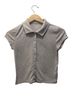 American Eagle Outfitters Gray Short Sleeve Button-Down Shirt Size S - photo 1