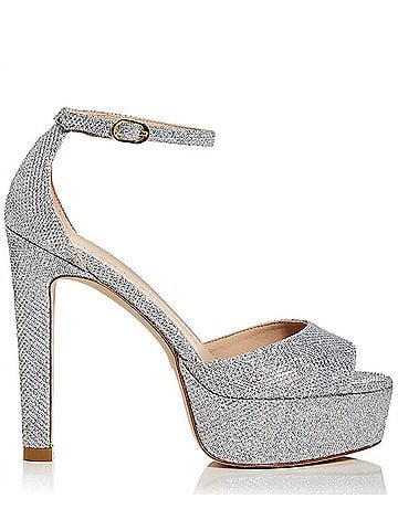 Stuart Weitzman Women's Disco Crystal Platform Sandals (view 1)