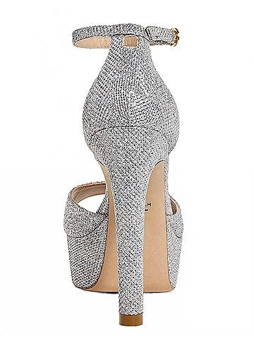 Stuart Weitzman Women's Disco Crystal Platform Sandals (view 2)