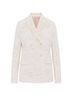 LoveShackFancy Print White Luara Cotton Doiley Lace Blazer Size 2 - photo 1