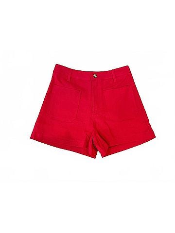 Entro Summer Happiness Shorts in Red (view 1)