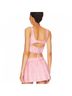 For Love & Lemons Pink Mira Cherry Blossom Corset Top Size M - photo 4