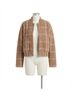Z Supply Plaid Brown Lex Plaid Bomber Jacket Size XL - photo 1