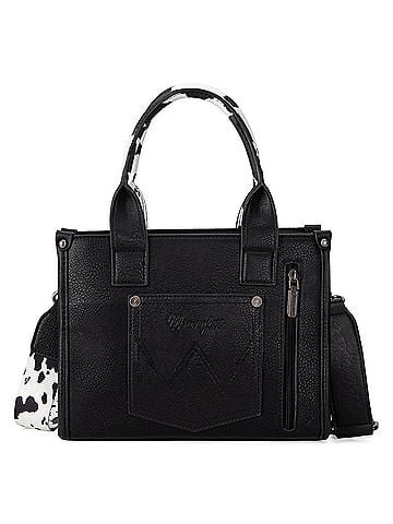 Wrangler Jeans Co Cow Print Concealed Carry Tote (view 1)