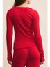 Z Supply Solid Red Holly Pointelle Top Size S - photo 3
