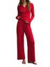 Z Supply Solid Red Holly Pointelle Top Size S - photo 4