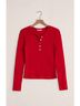 Z Supply Solid Red Holly Pointelle Top Size S - photo 6
