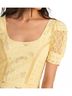 LoveShackFancy Print Yellow Nella Eyelet Patchwork Maxi Dress Size 2 - photo 4