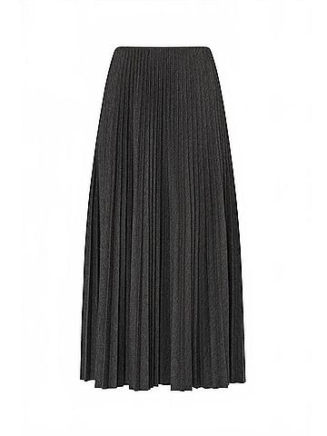 Milly Pleated Midi Skirt (view 2)